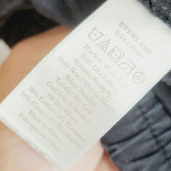 Everlane Easy Pull On Pant in Black, sz 8 - Picture 7 of 15